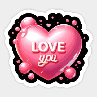 Love You Sticker